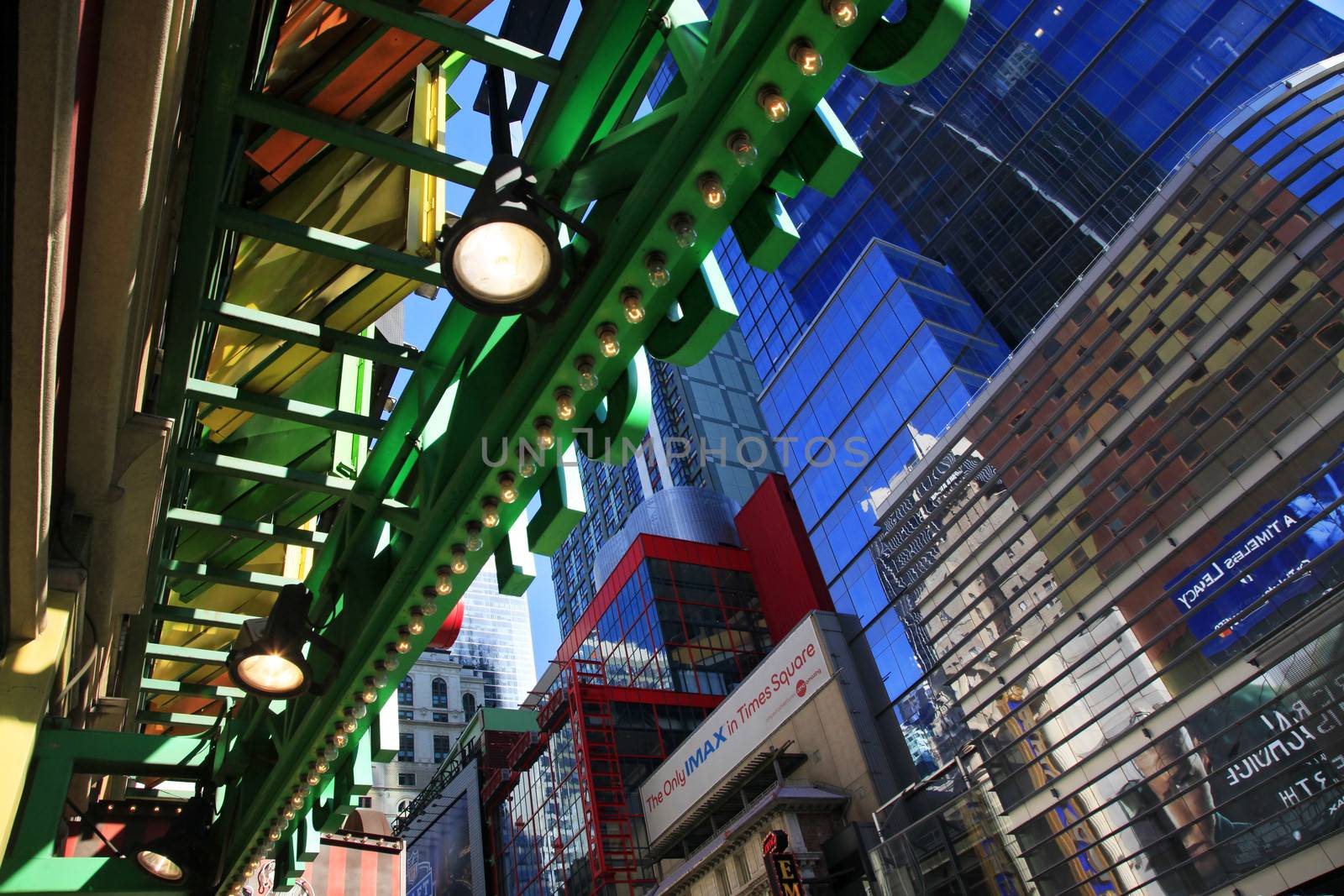 NEW YORK CITY - MAY 18: Times Square, featured with Broadway Theaters and huge number of LED signs, is a symbol of New York City and the United States, May 18, 2013 in Manhattan, New York City