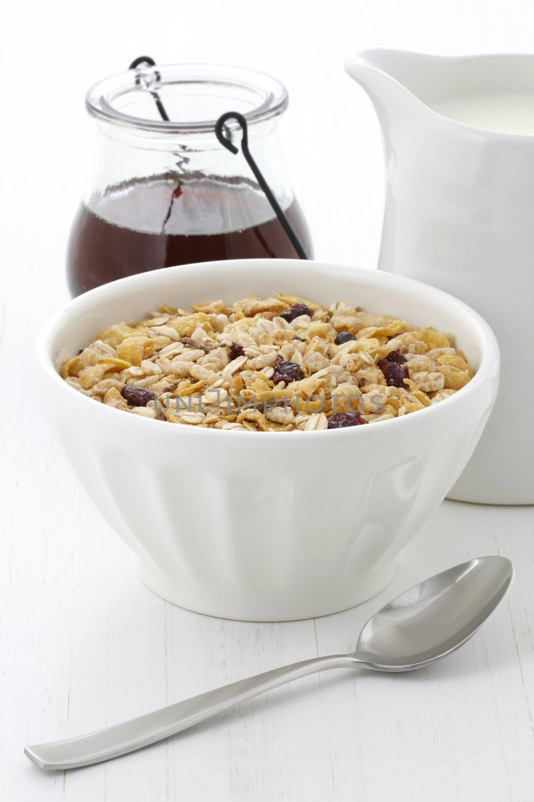 Delicious and healthy muesli cereal  by tacar