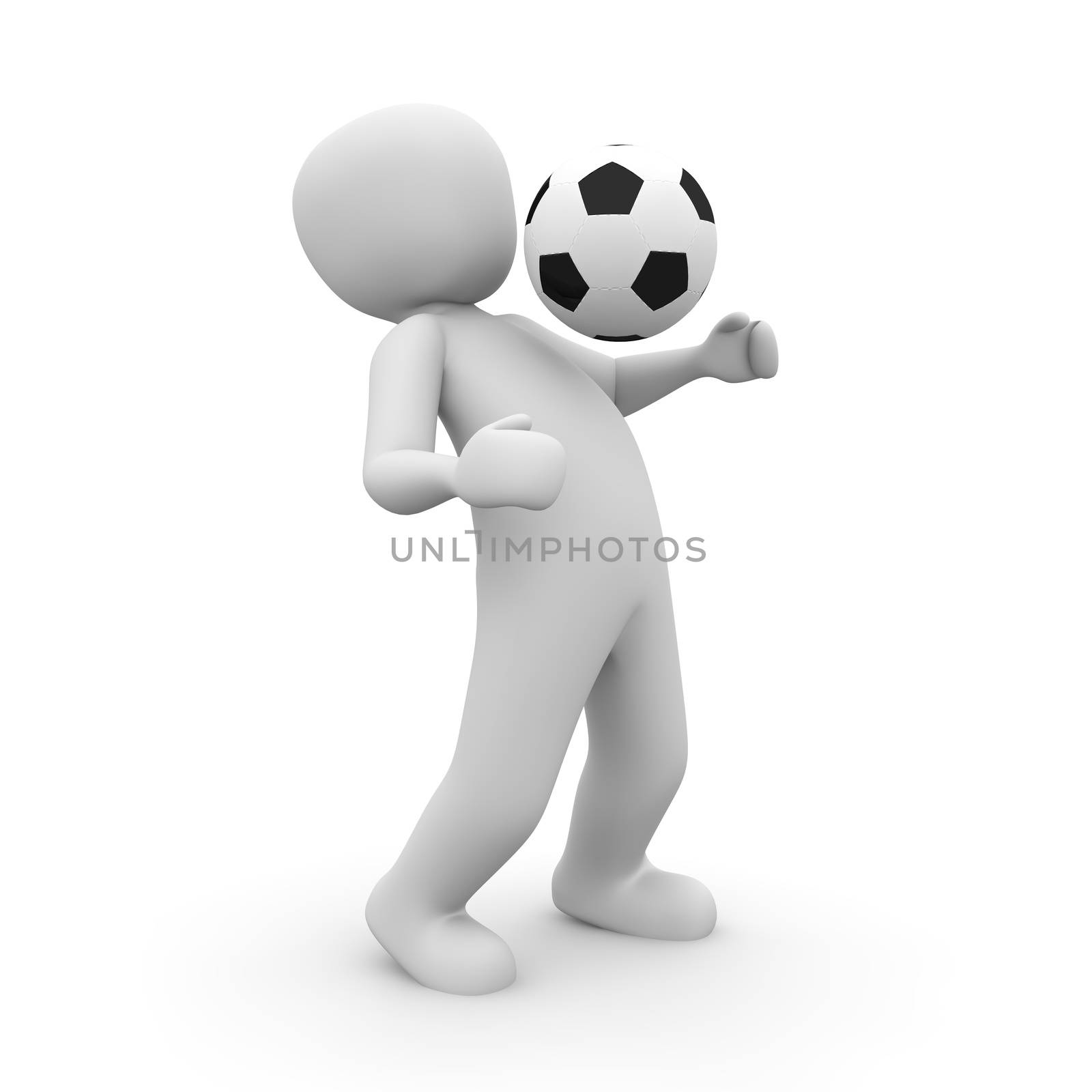 Soccer player by 3DAgentur