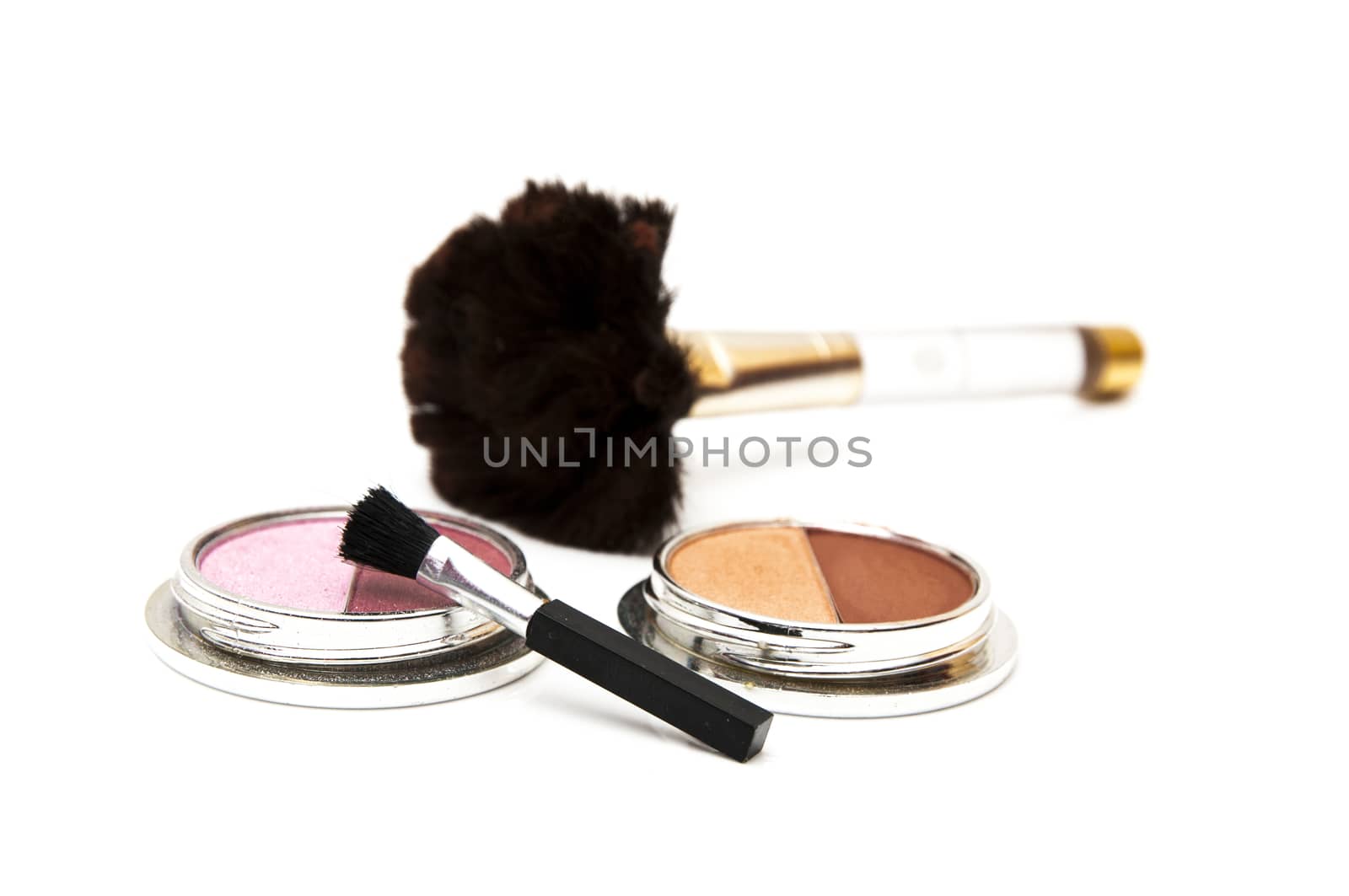 stains of different colors on a white background