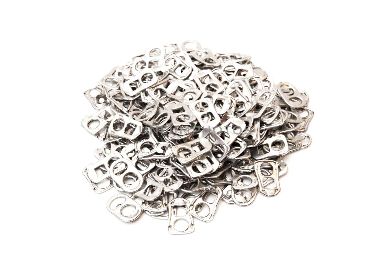rings of soft drinks on a white background