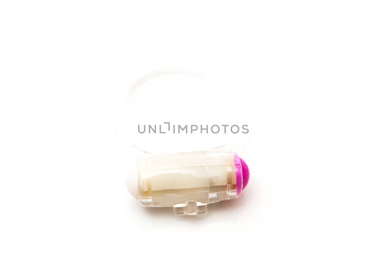 vibrating ring on a white background
