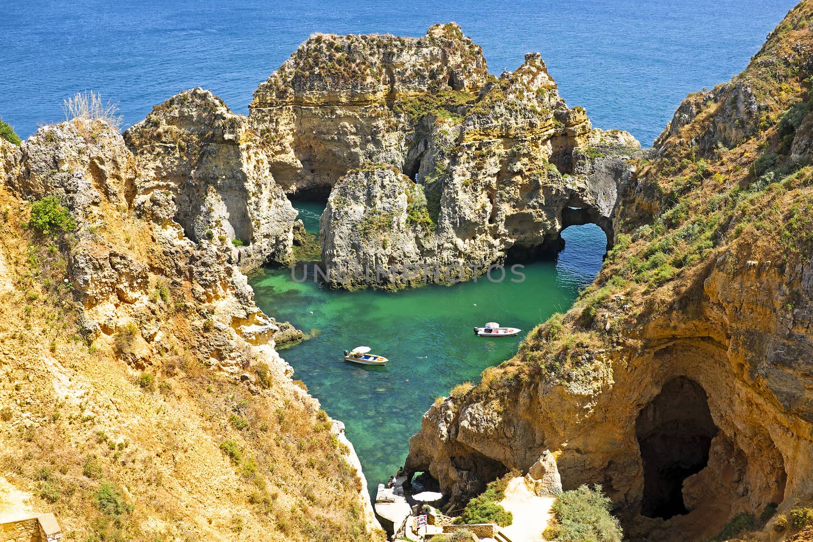 Natural rocks near Lagos Portugal