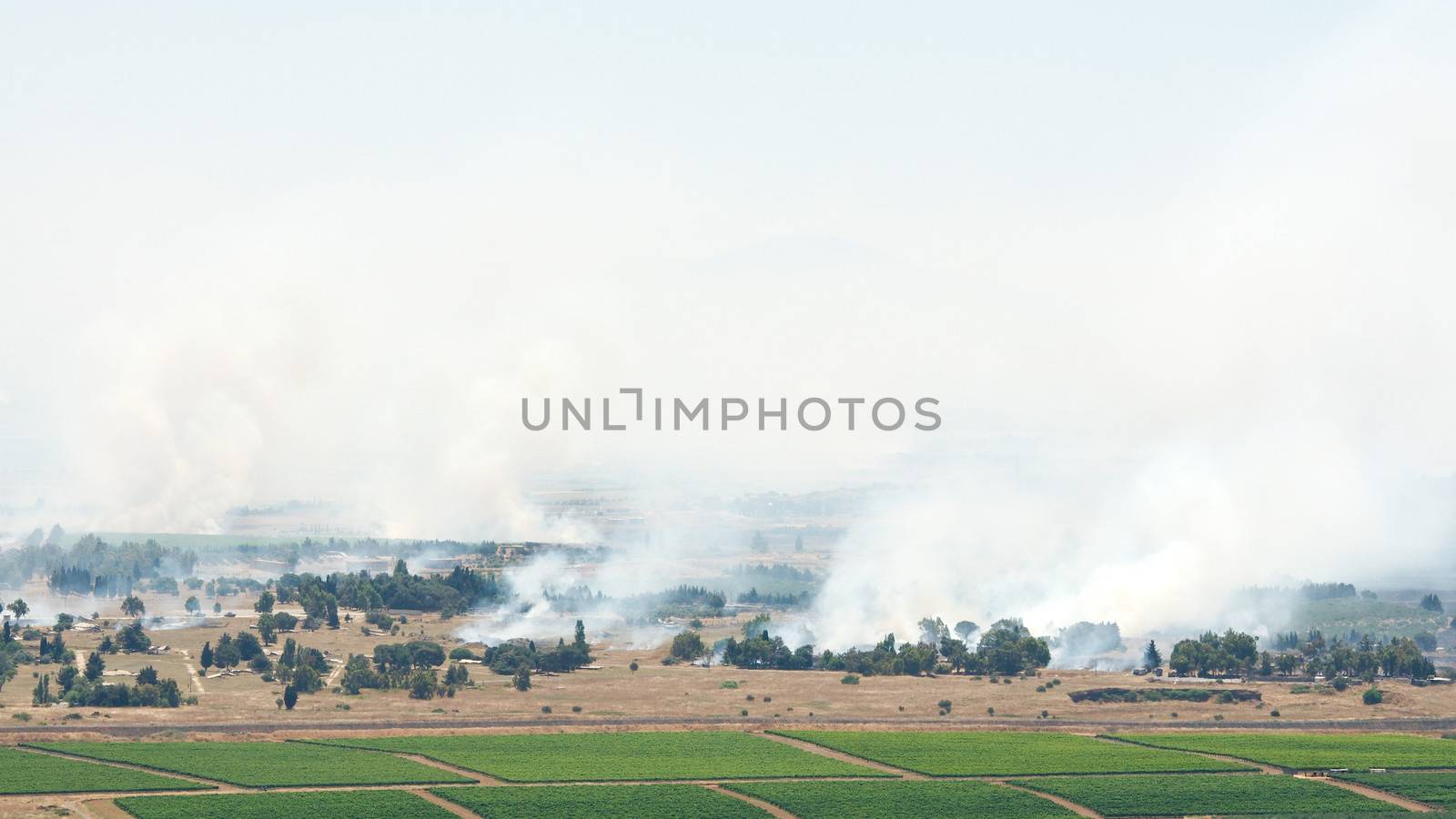 JUNE 06: Heavy fighting broke on ceasefire line in Golan Heights on June 06, 2013 in Golan Heights, Syrian Israeli borderline
