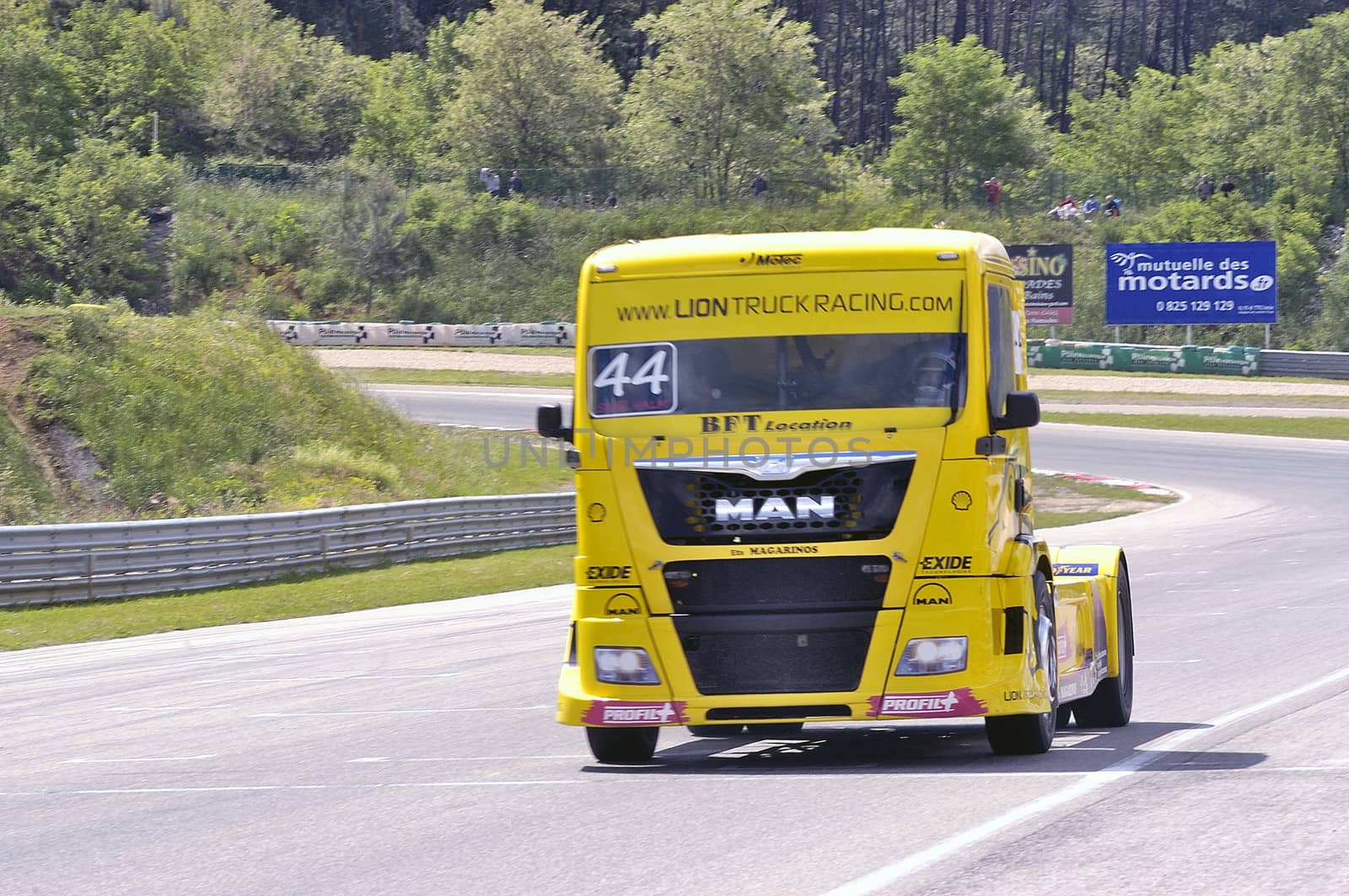 Ales - France - Grand Prix of France trucks May 25th and 26th, 2013 on the circuit of the Cevennes.
