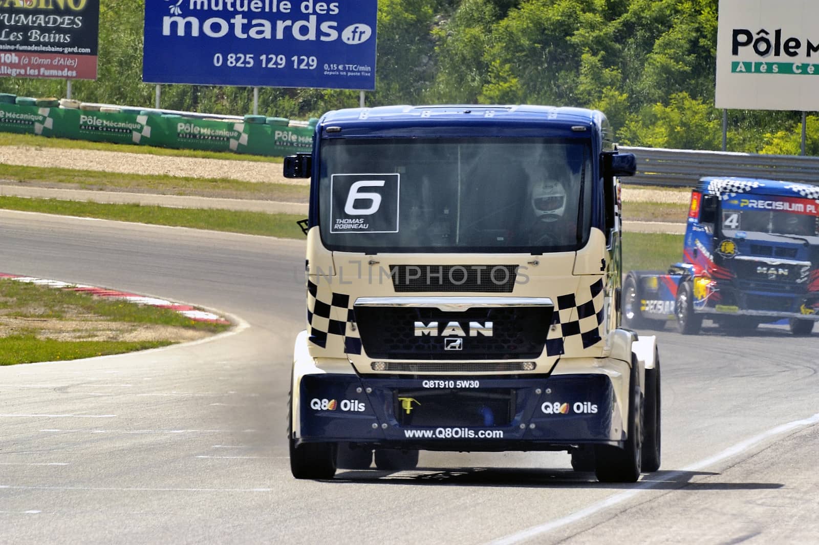 Ales - France - Grand Prix of France trucks May 25th and 26th, 2013 on the circuit of the Cevennes.