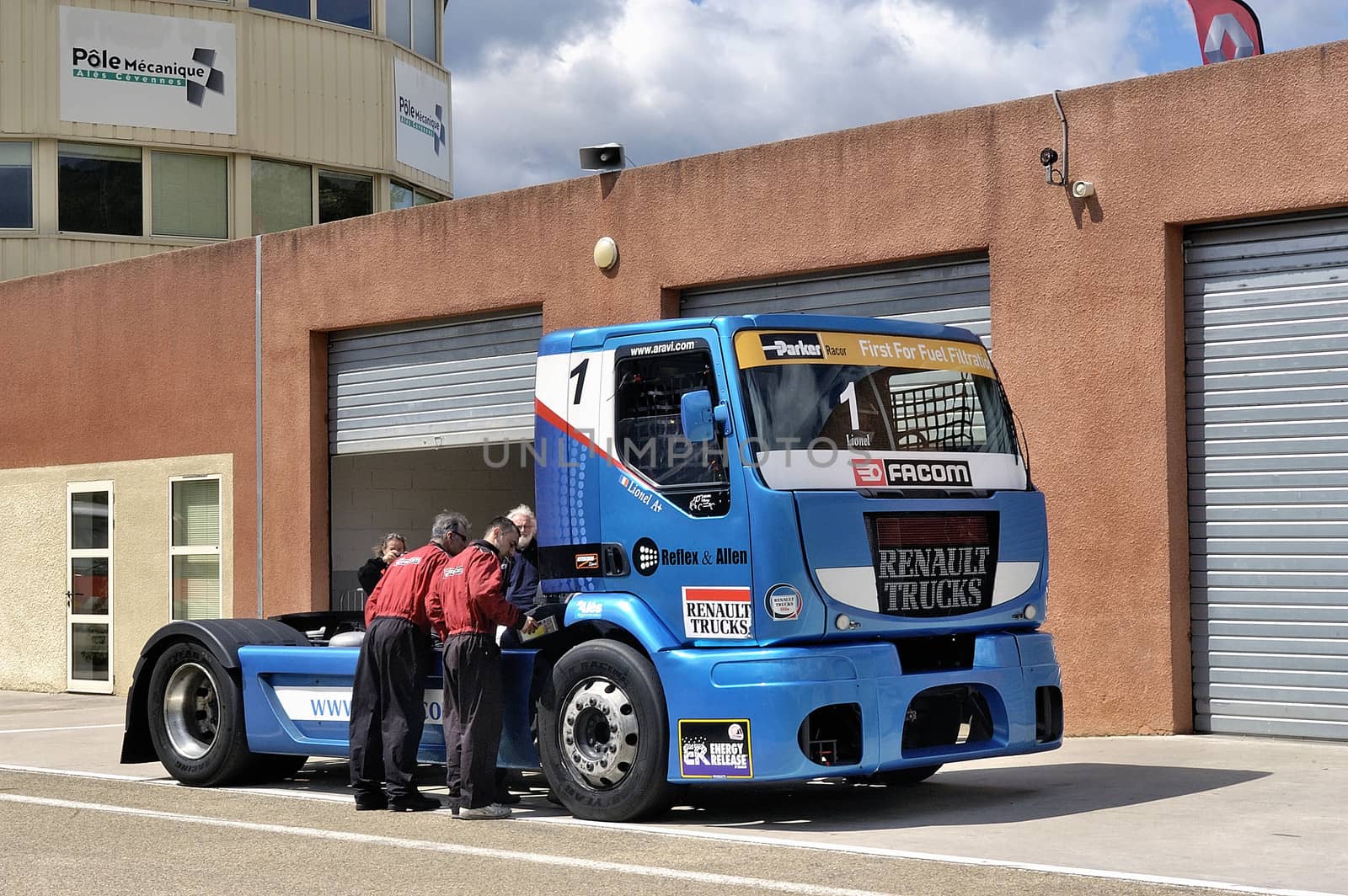 Ales - France - Grand Prix of France trucks May 25th and 26th, 2013 on the circuit of the Cevennes.