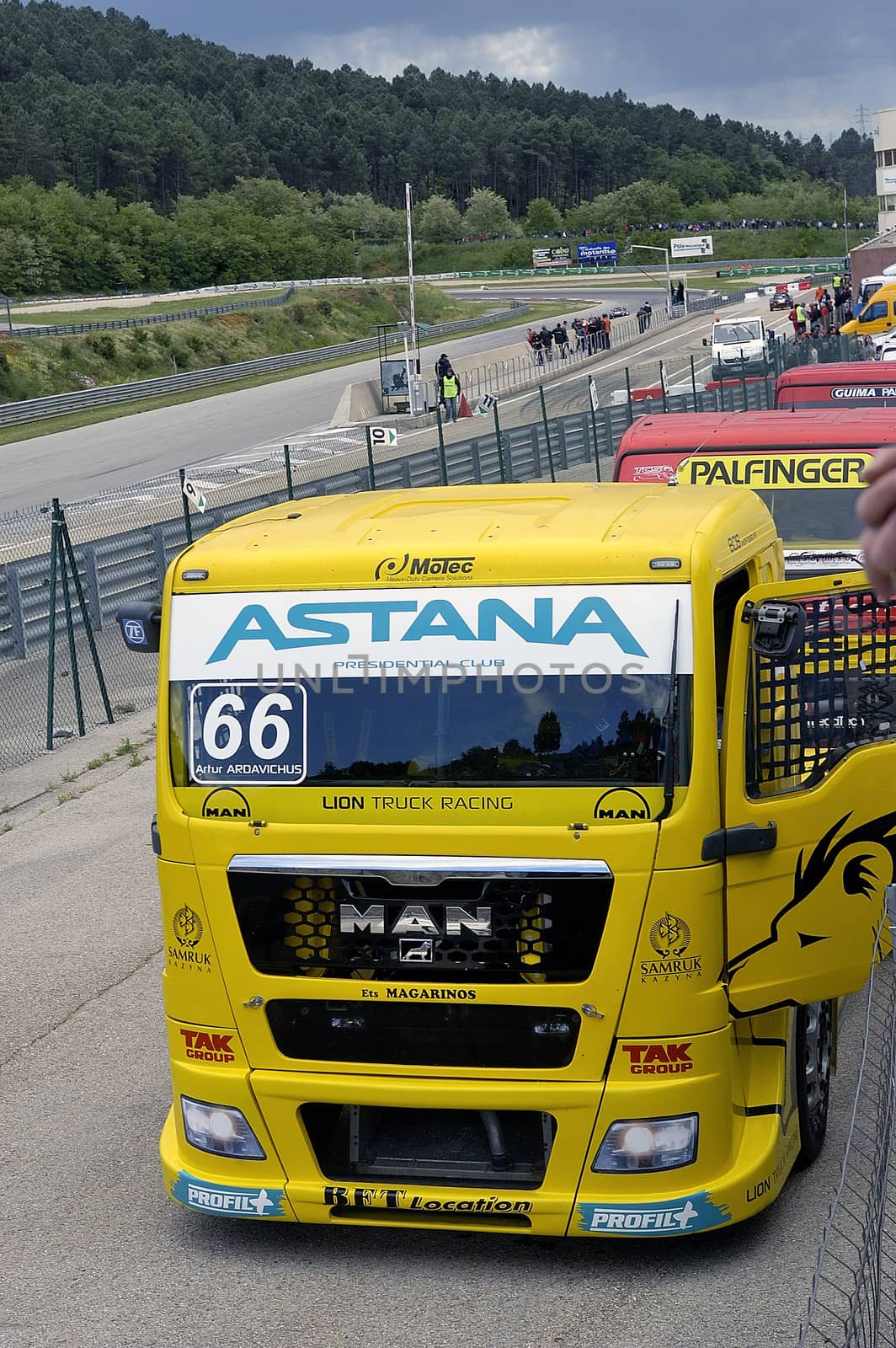 Ales - France - Grand Prix of France trucks May 25th and 26th, 2013 on the circuit of the Cevennes.