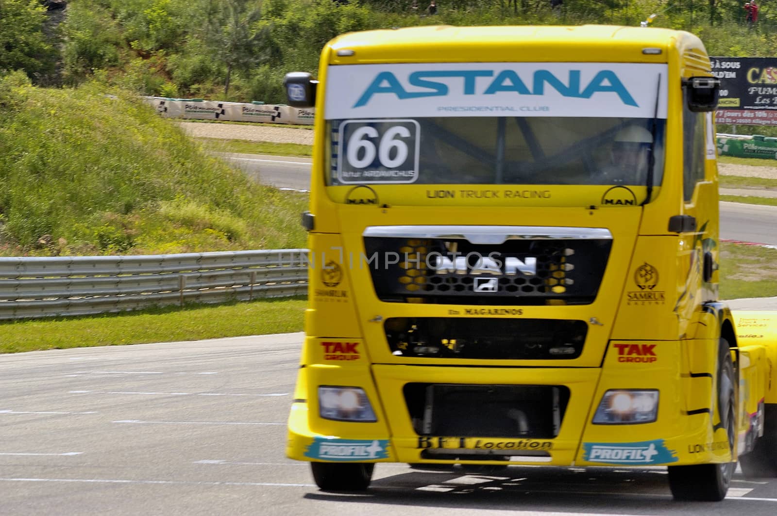 Ales - France - Grand Prix of France trucks May 25th and 26th, 2013 on the circuit of the Cevennes.