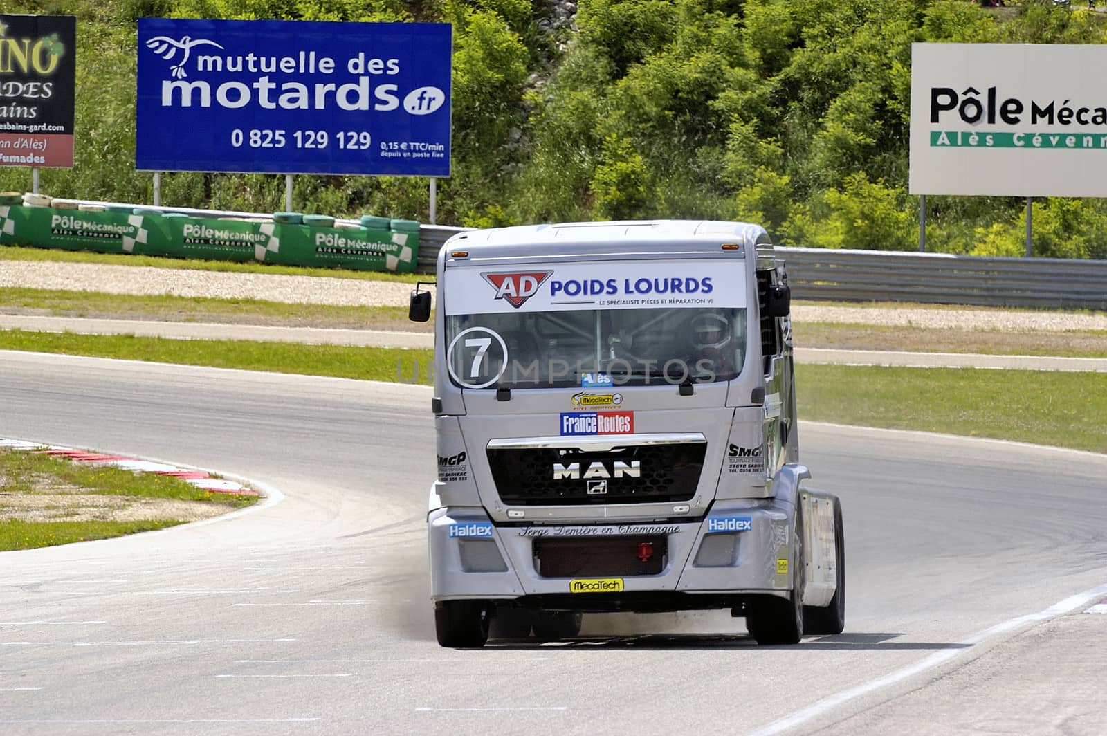 Ales - France - Grand Prix of France trucks May 25th and 26th, 2013 on the circuit of the Cevennes.