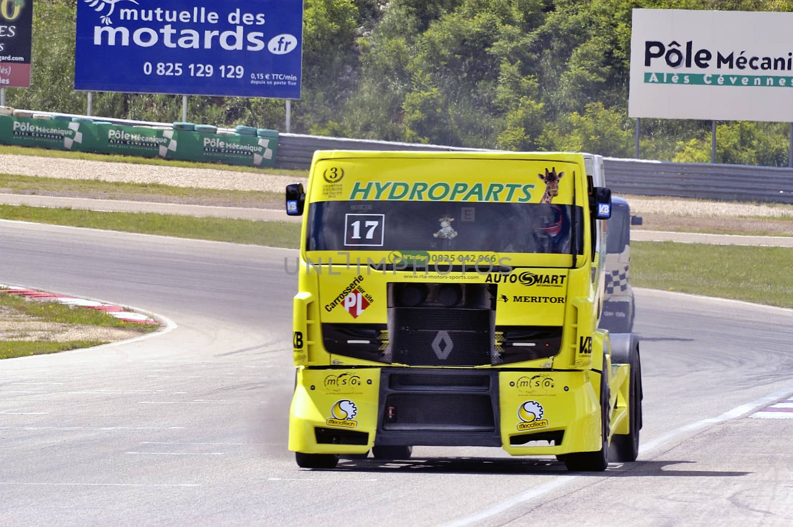 Ales - France - Grand Prix of France trucks May 25th and 26th, 2013 on the circuit of the Cevennes.