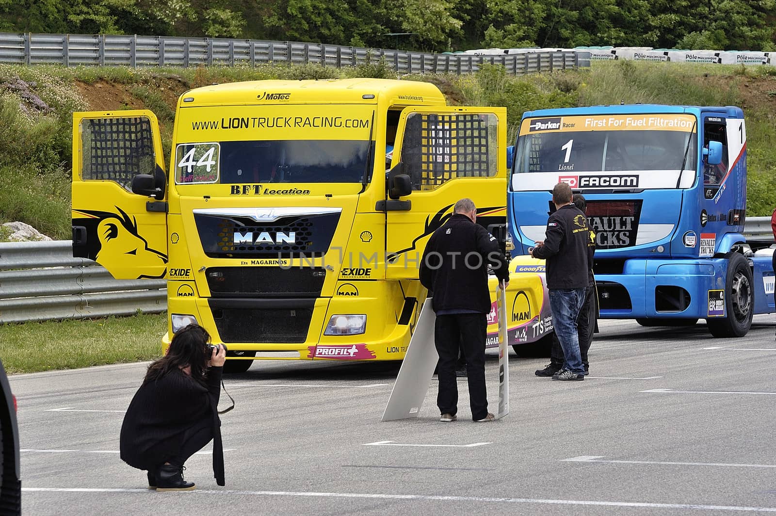 Ales - France - Grand Prix of France trucks May 25th and 26th, 2013 on the circuit of the Cevennes.