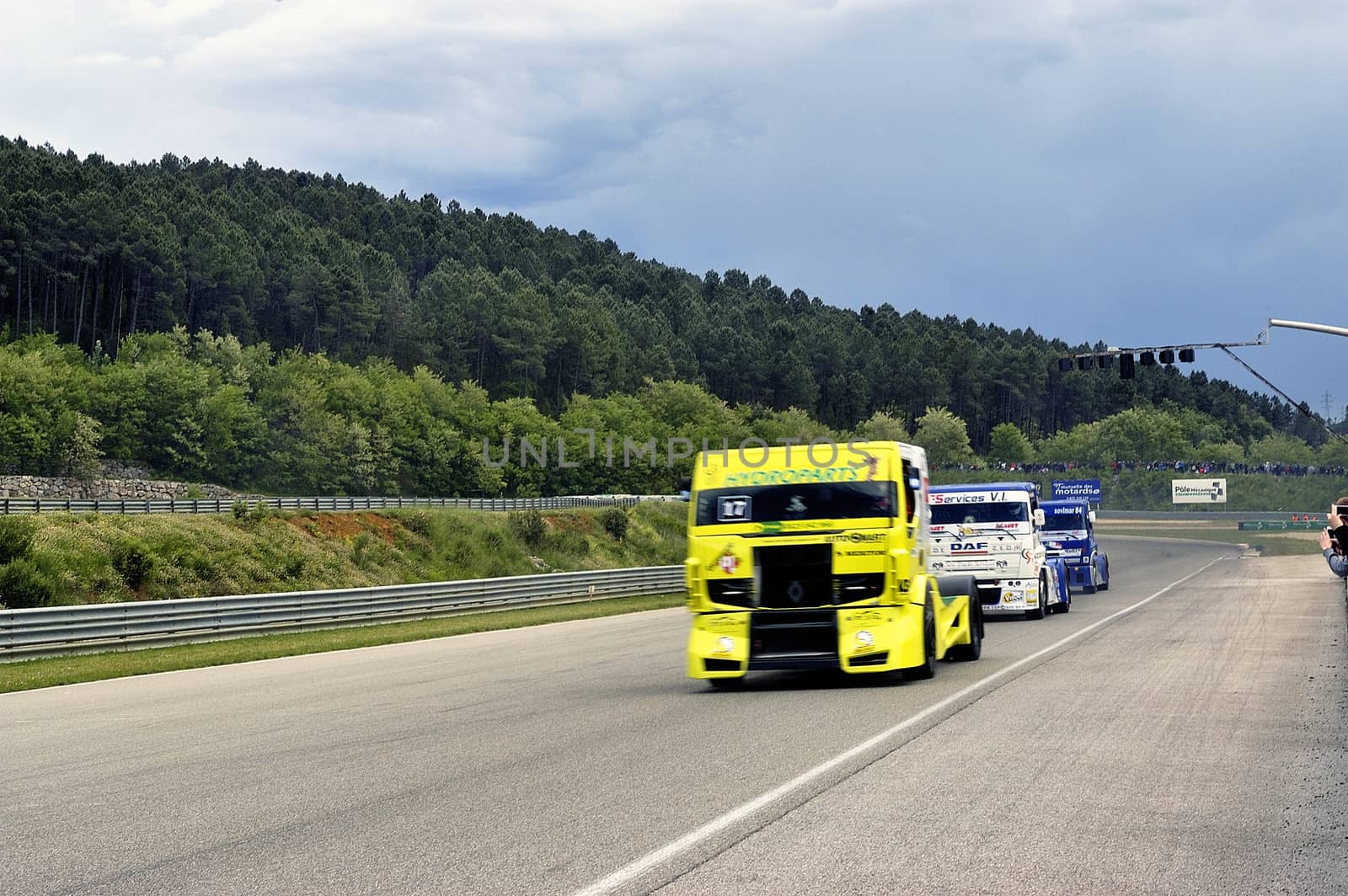 Ales - France - Grand Prix of France trucks May 25th and 26th, 2013 on the circuit of the Cevennes.