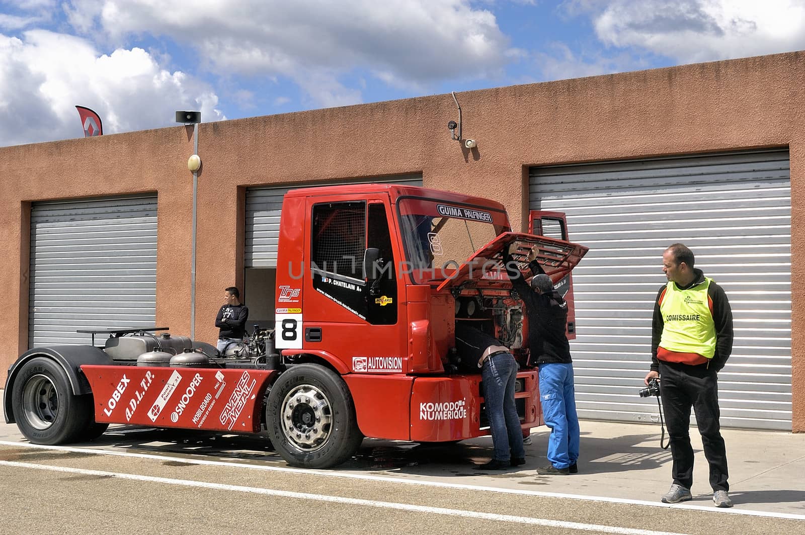 Ales - France - Grand Prix of France trucks May 25th and 26th, 2013 on the circuit of the Cevennes.
