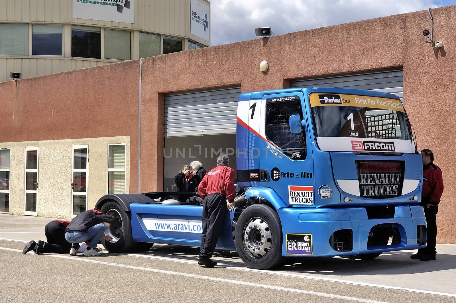 Ales - France - Grand Prix of France trucks May 25th and 26th, 2013 on the circuit of the Cevennes.