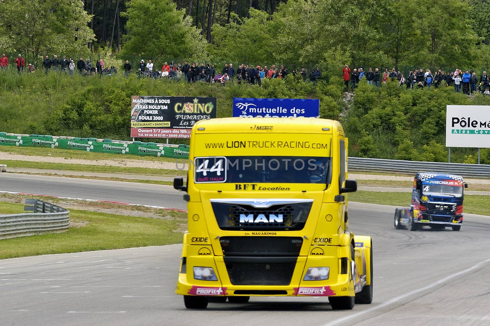 Ales - France - Grand Prix of France trucks May 25th and 26th, 2013 on the circuit of the Cevennes.