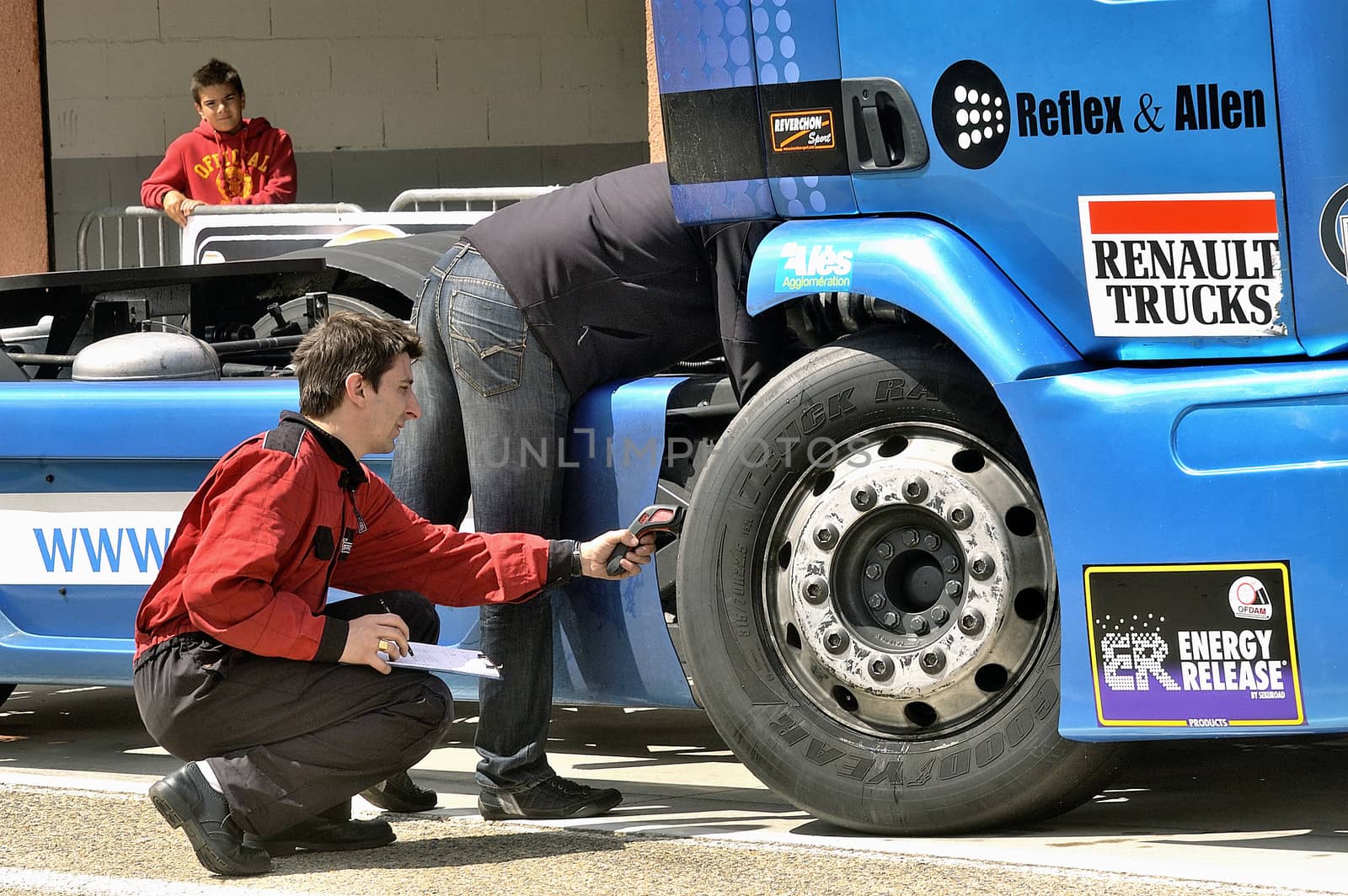 Ales - France - Grand Prix of France trucks May 25th and 26th, 2013 on the circuit of the Cevennes.