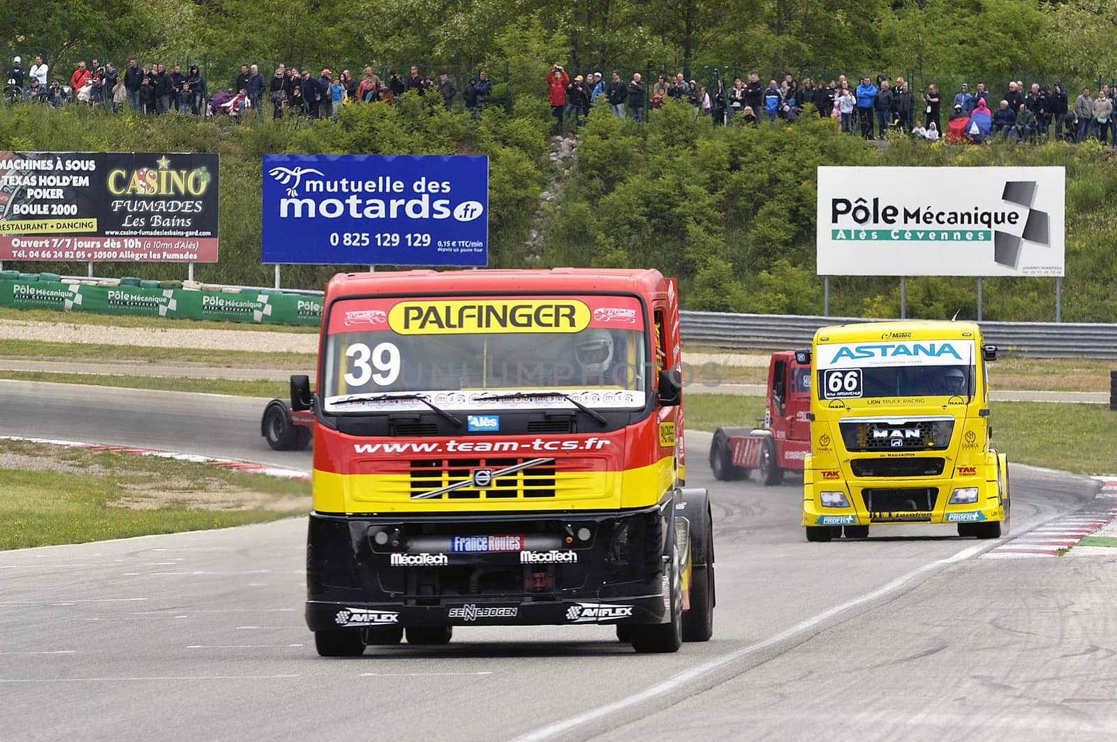 Ales - France - Grand Prix of France trucks May 25th and 26th, 2013 on the circuit of the Cevennes.