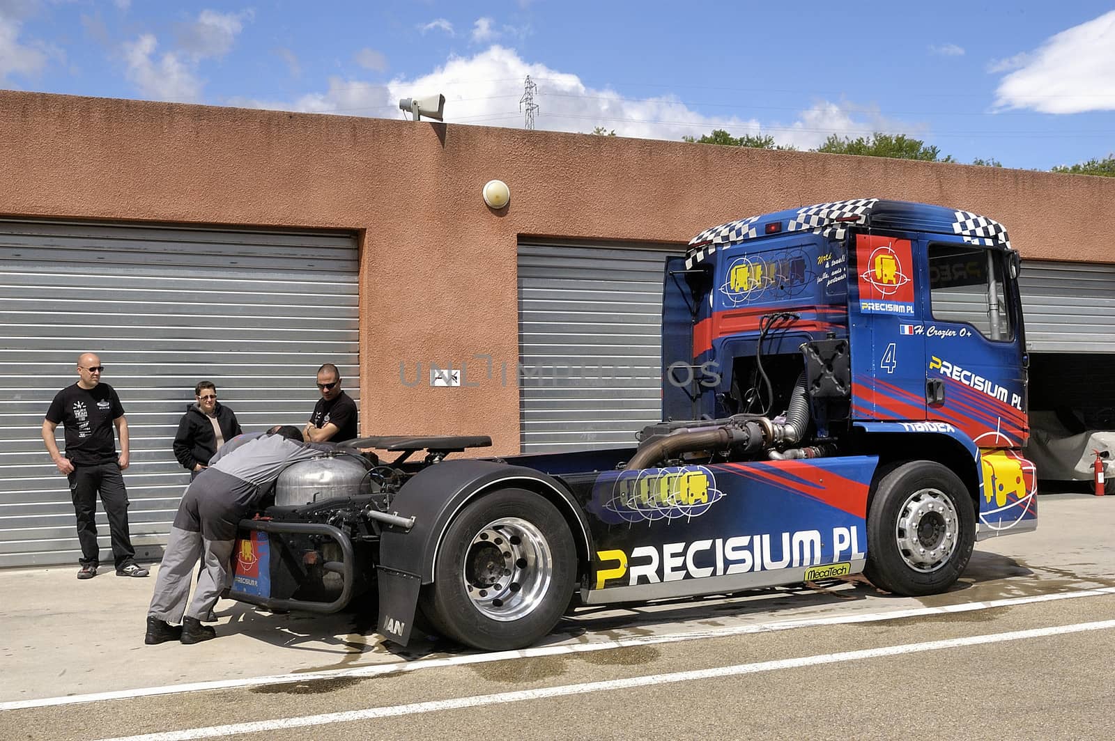 Ales - France - Grand Prix of France trucks May 25th and 26th, 2013 on the circuit of the Cevennes.