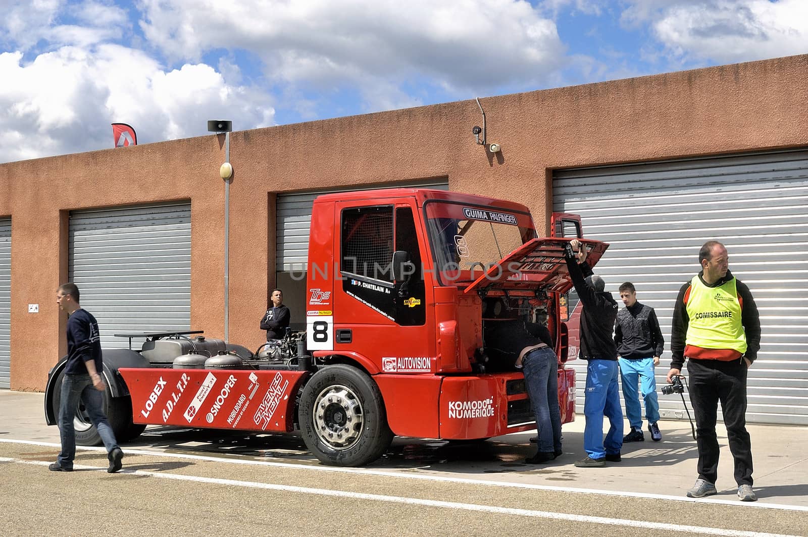 Ales - France - Grand Prix of France trucks May 25th and 26th, 2013 on the circuit of the Cevennes.