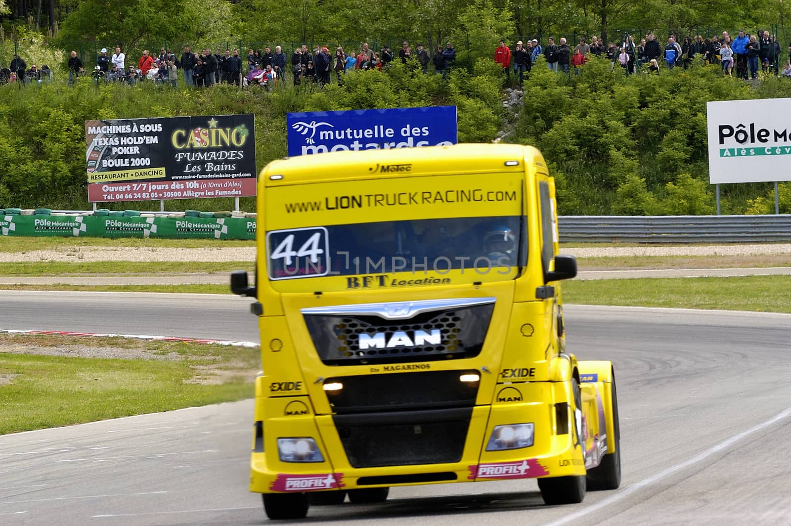 Ales - France - Grand Prix of France trucks May 25th and 26th, 2013 on the circuit of the Cevennes.