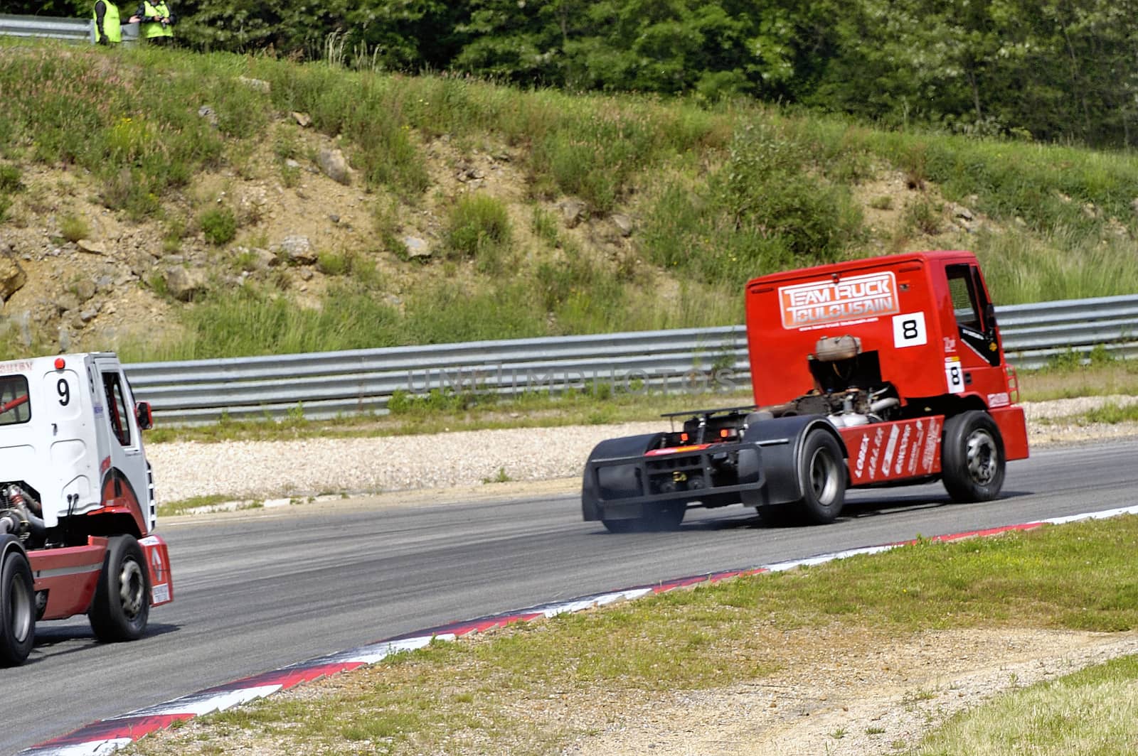Ales - France - Grand Prix of France trucks May 25th and 26th, 2013 on the circuit of the Cevennes.
