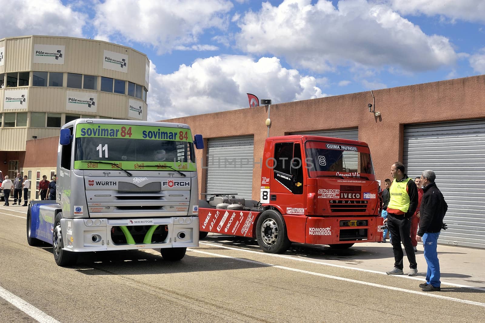 Ales - France - Grand Prix of France trucks May 25th and 26th, 2013 on the circuit of the Cevennes.