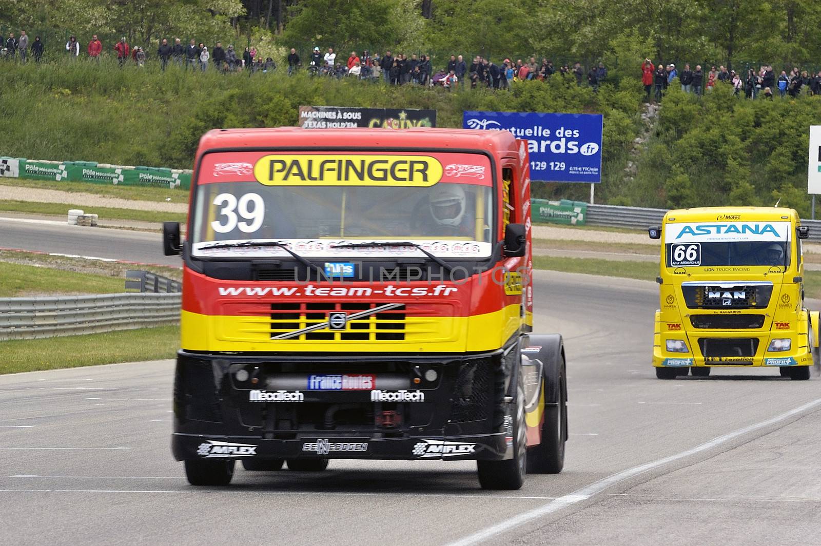 Ales - France - Grand Prix of France trucks May 25th and 26th, 2013 on the circuit of the Cevennes.