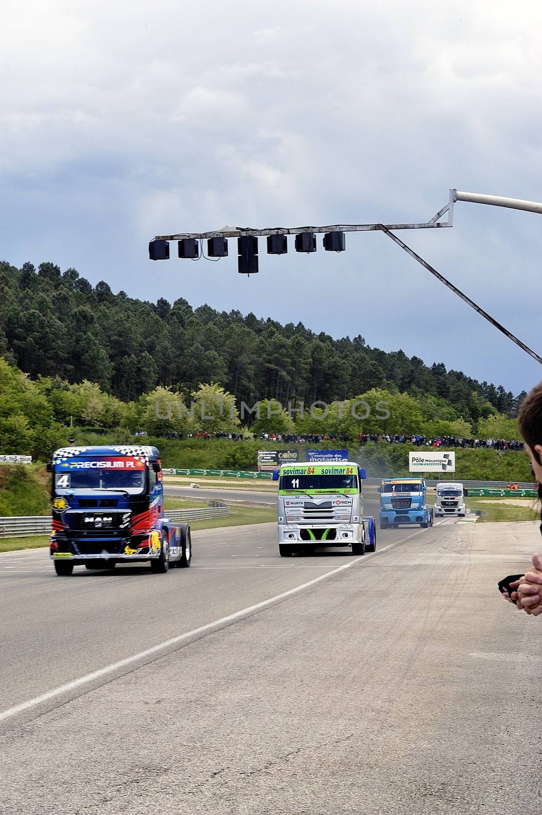 Ales - France - Grand Prix of France trucks May 25th and 26th, 2013 on the circuit of the Cevennes.