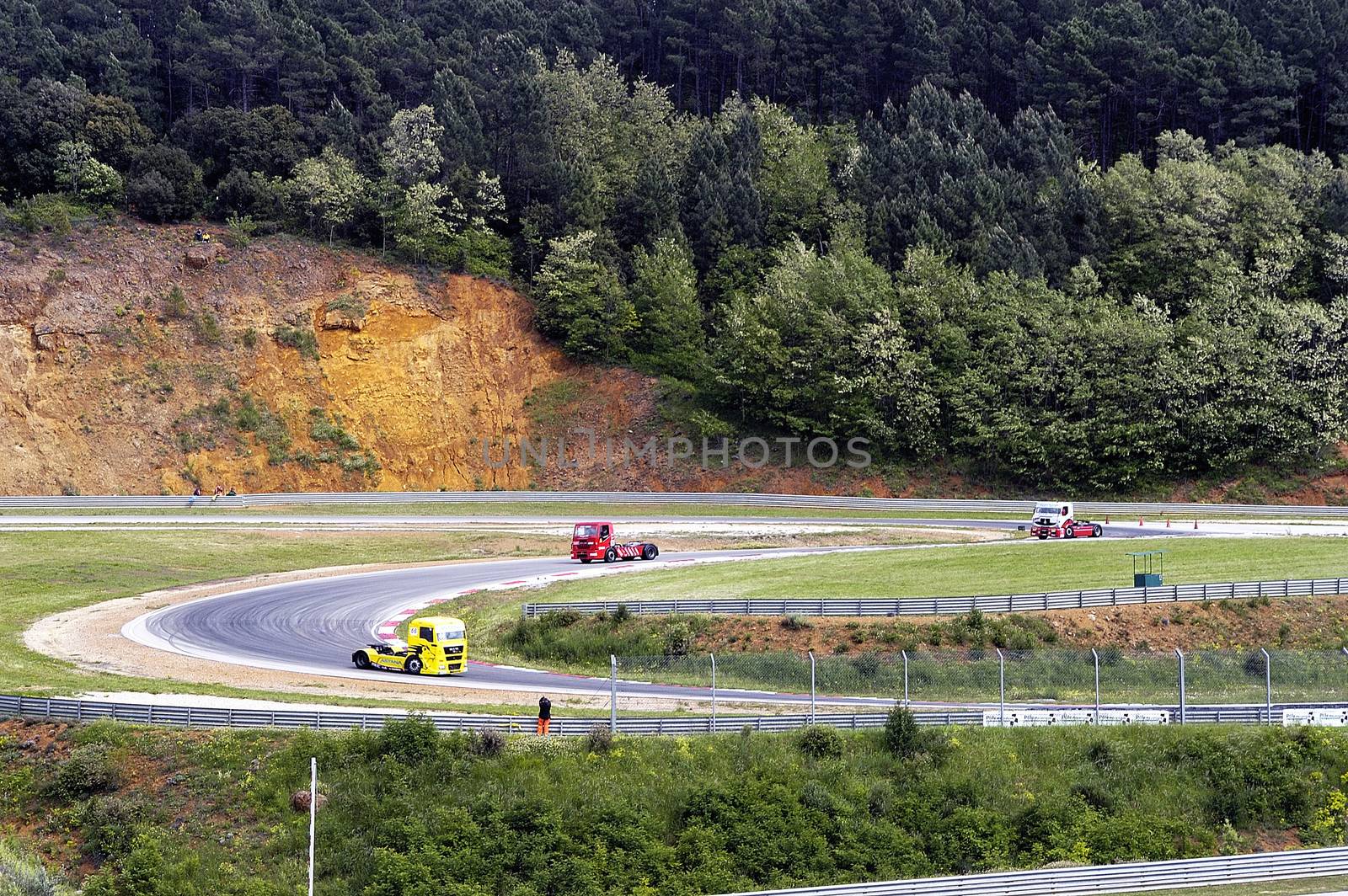 Ales - France - Grand Prix of France trucks May 25th and 26th, 2013 on the circuit of the Cevennes.