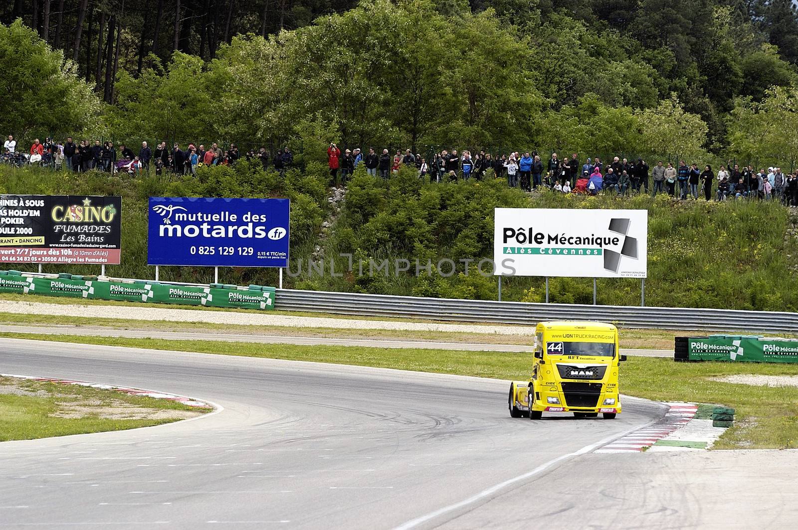 Ales - France - Grand Prix of France trucks May 25th and 26th, 2013 on the circuit of the Cevennes.