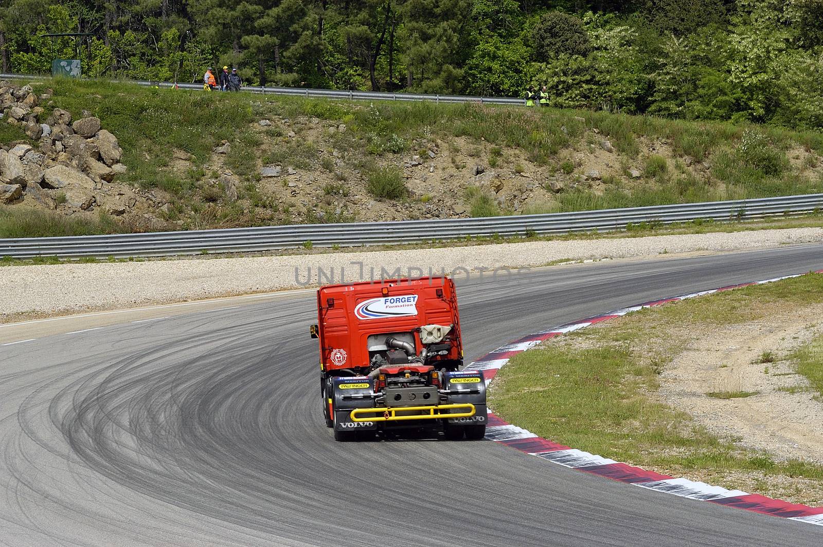 Ales - France - Grand Prix of France trucks May 25th and 26th, 2013 on the circuit of the Cevennes.
