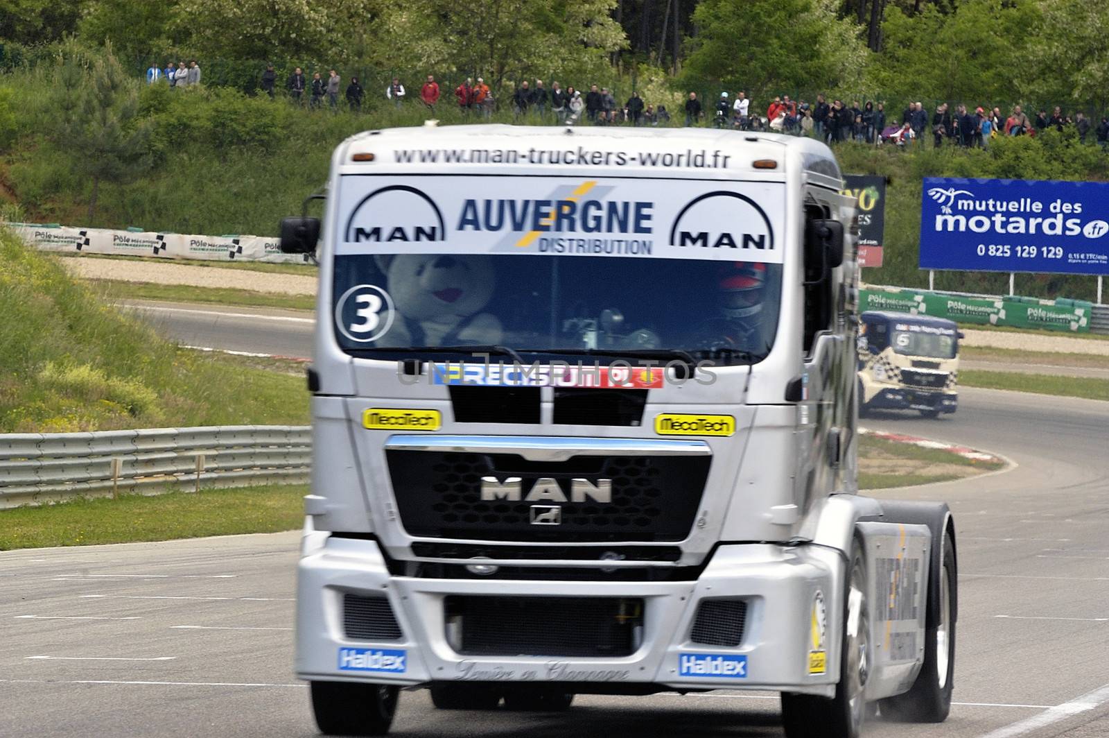 Ales - France - Grand Prix of France trucks May 25th and 26th, 2013 on the circuit of the Cevennes.