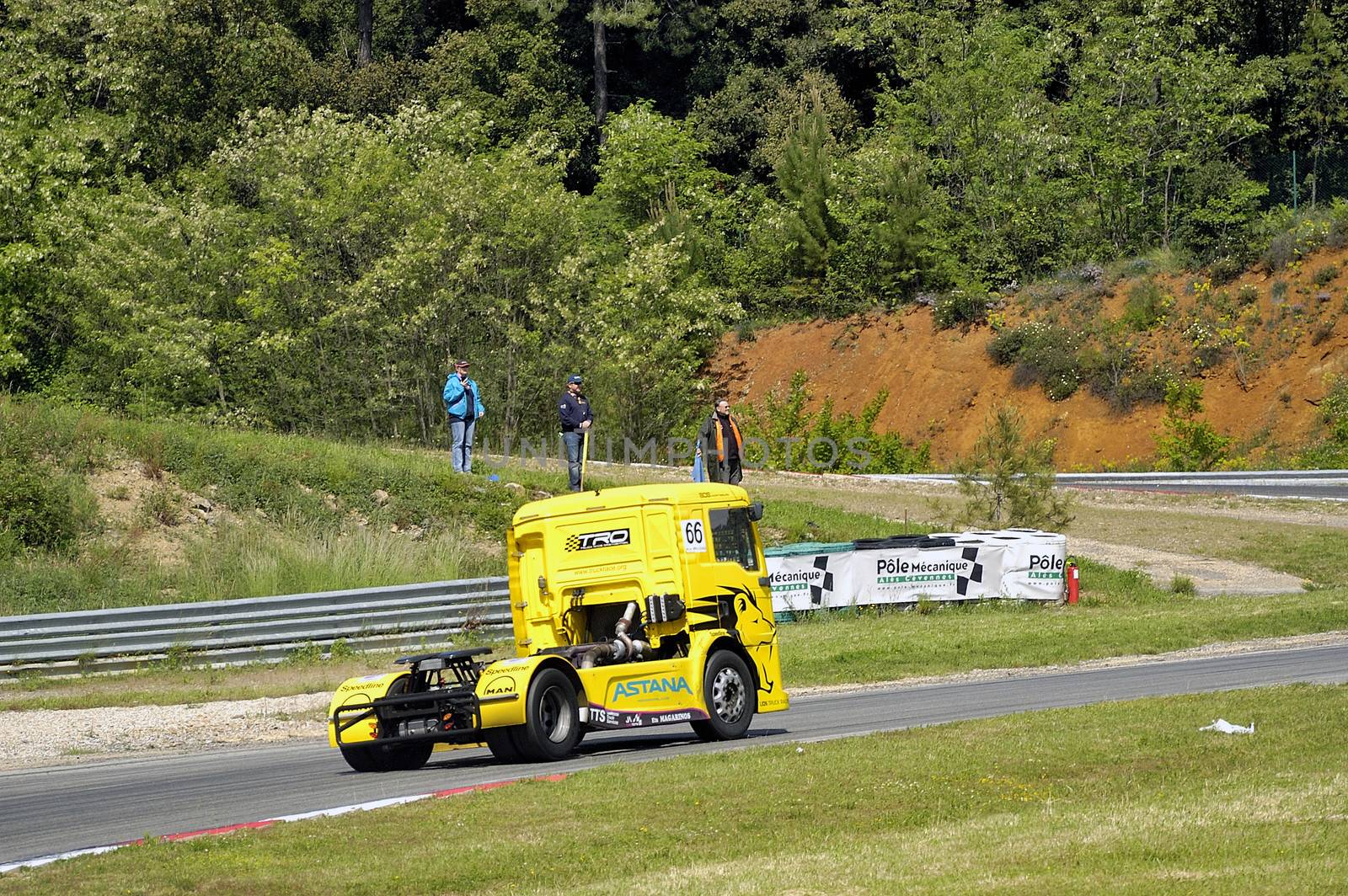 Ales - France - Grand Prix of France trucks May 25th and 26th, 2013 on the circuit of the Cevennes.