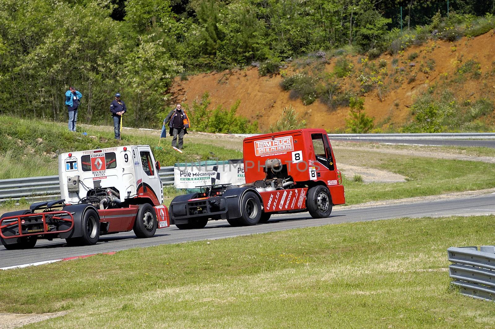 Ales - France - Grand Prix of France trucks May 25th and 26th, 2013 on the circuit of the Cevennes.