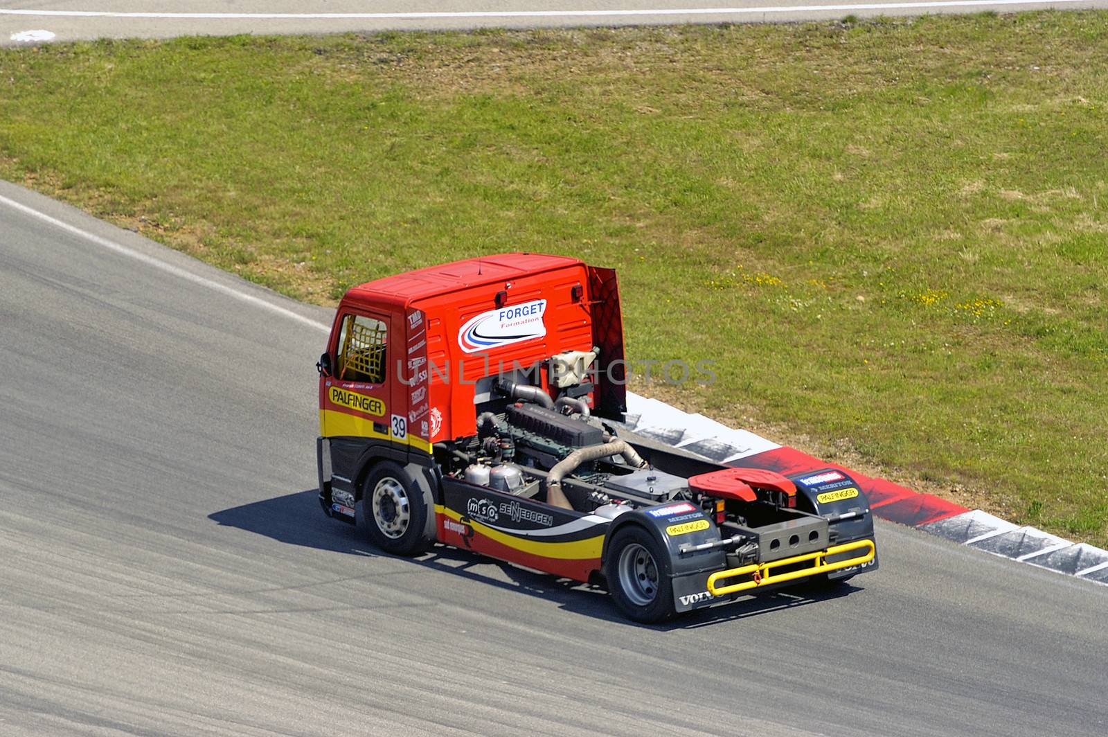 Ales - France - Grand Prix of France trucks May 25th and 26th, 2013 on the circuit of the Cevennes.