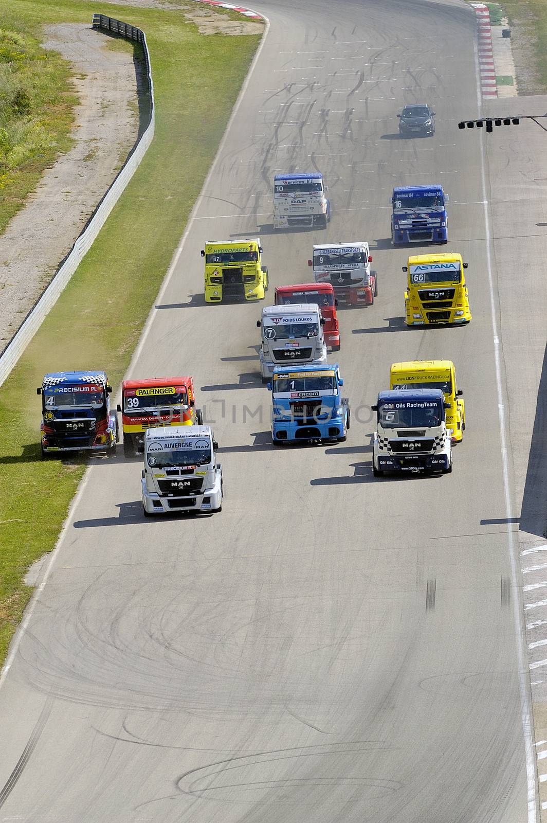 Ales - France - Grand Prix of France trucks May 25th and 26th, 2013 on the circuit of the Cevennes.