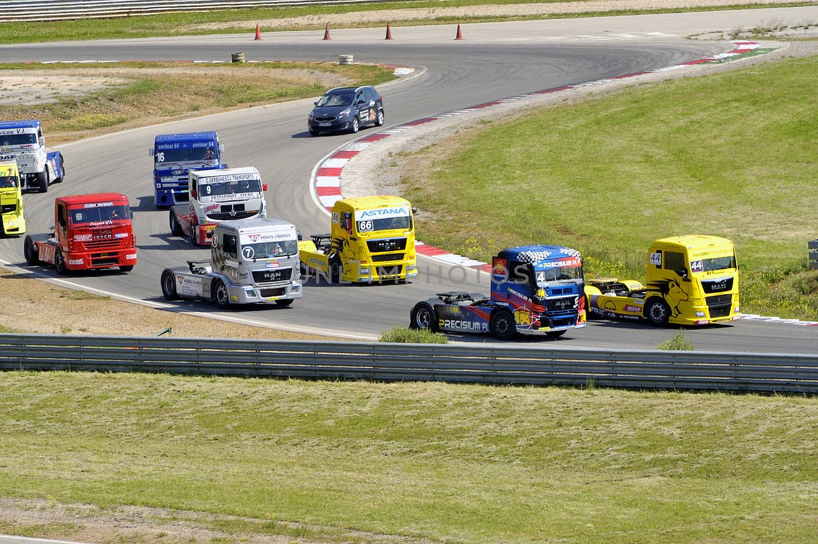 Ales - France - Grand Prix of France trucks May 25th and 26th, 2013 on the circuit of the Cevennes.