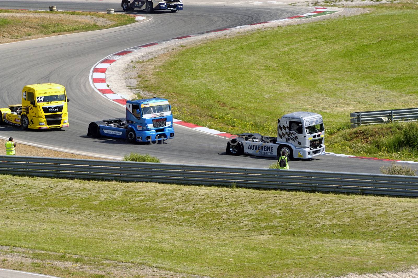 Ales - France - Grand Prix of France trucks May 25th and 26th, 2013 on the circuit of the Cevennes.