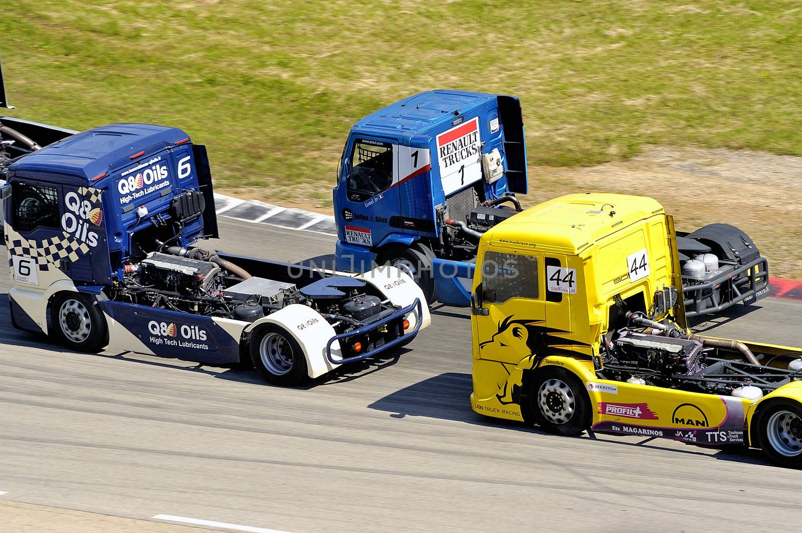 Ales - France - Grand Prix of France trucks May 25th and 26th, 2013 on the circuit of the Cevennes.