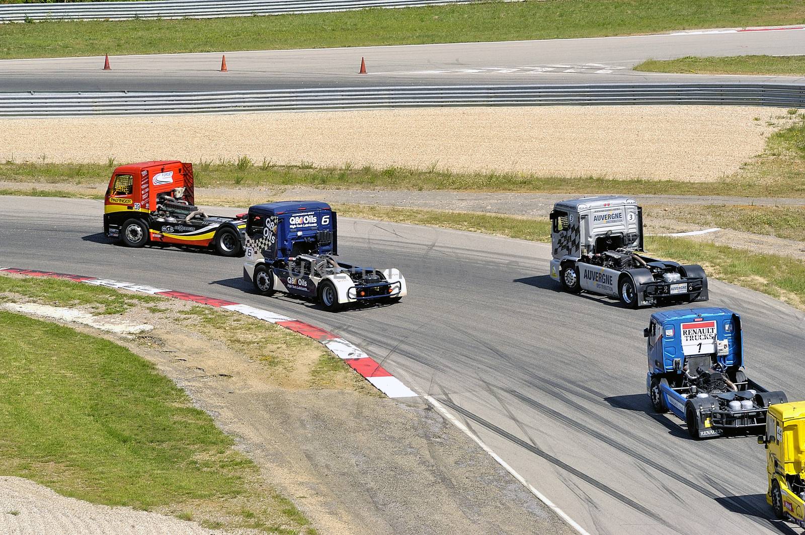 Ales - France - Grand Prix of France trucks May 25th and 26th, 2013 on the circuit of the Cevennes.