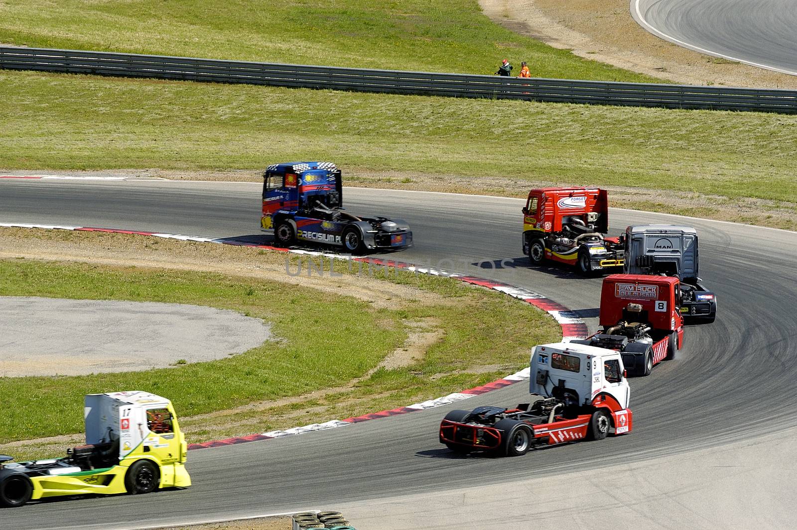 Ales - France - Grand Prix of France trucks May 25th and 26th, 2013 on the circuit of the Cevennes.