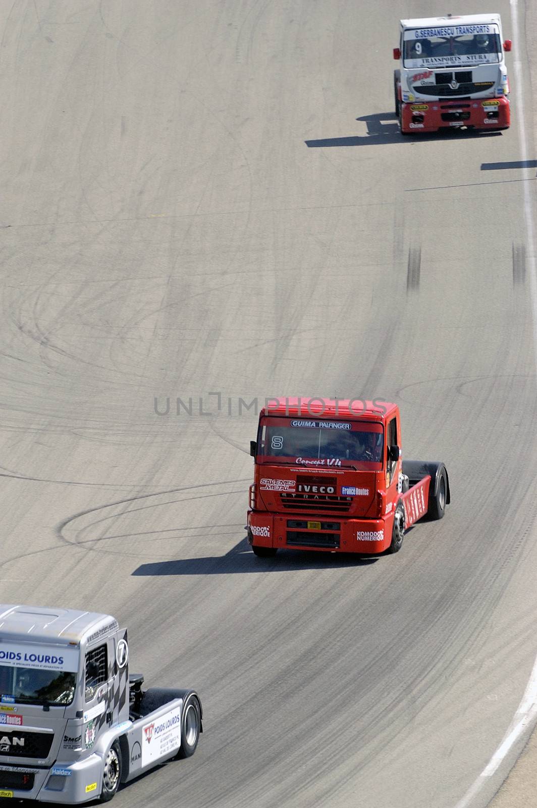 Ales - France - Grand Prix of France trucks May 25th and 26th, 2013 on the circuit of the Cevennes.