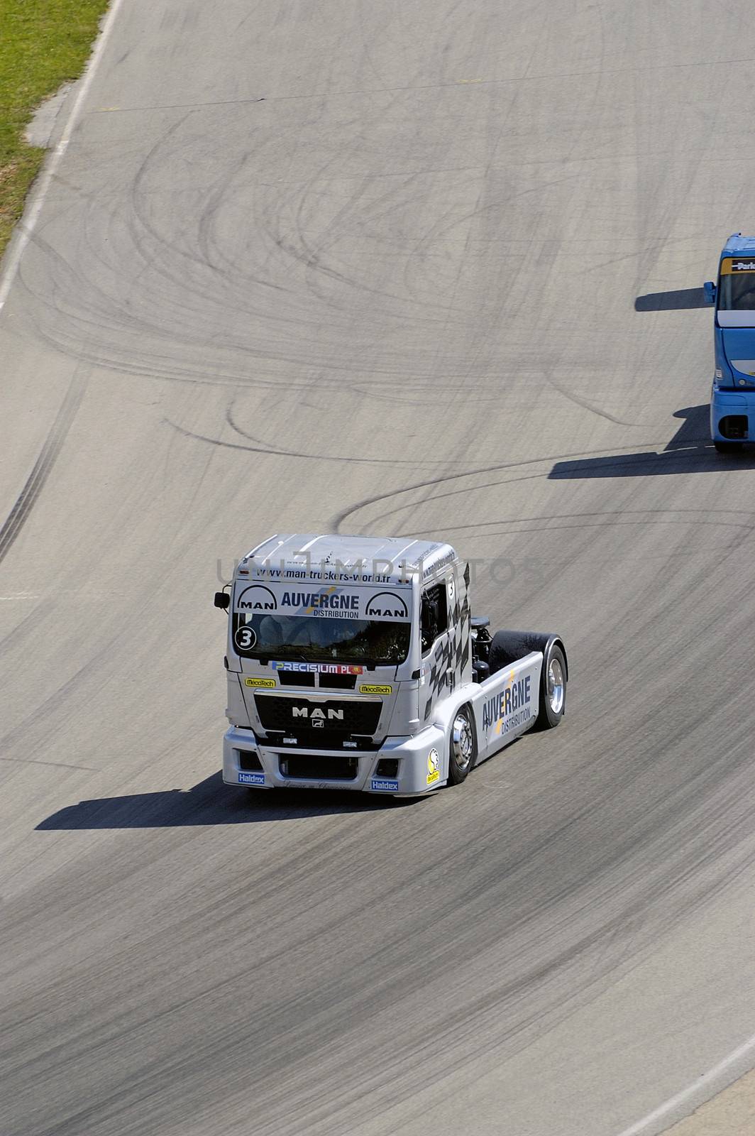 Ales - France - Grand Prix of France trucks May 25th and 26th, 2013 on the circuit of the Cevennes.