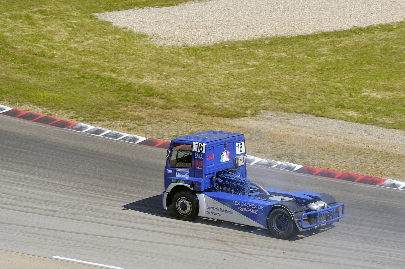 Ales - France - Grand Prix of France trucks May 25th and 26th, 2013 on the circuit of the Cevennes.