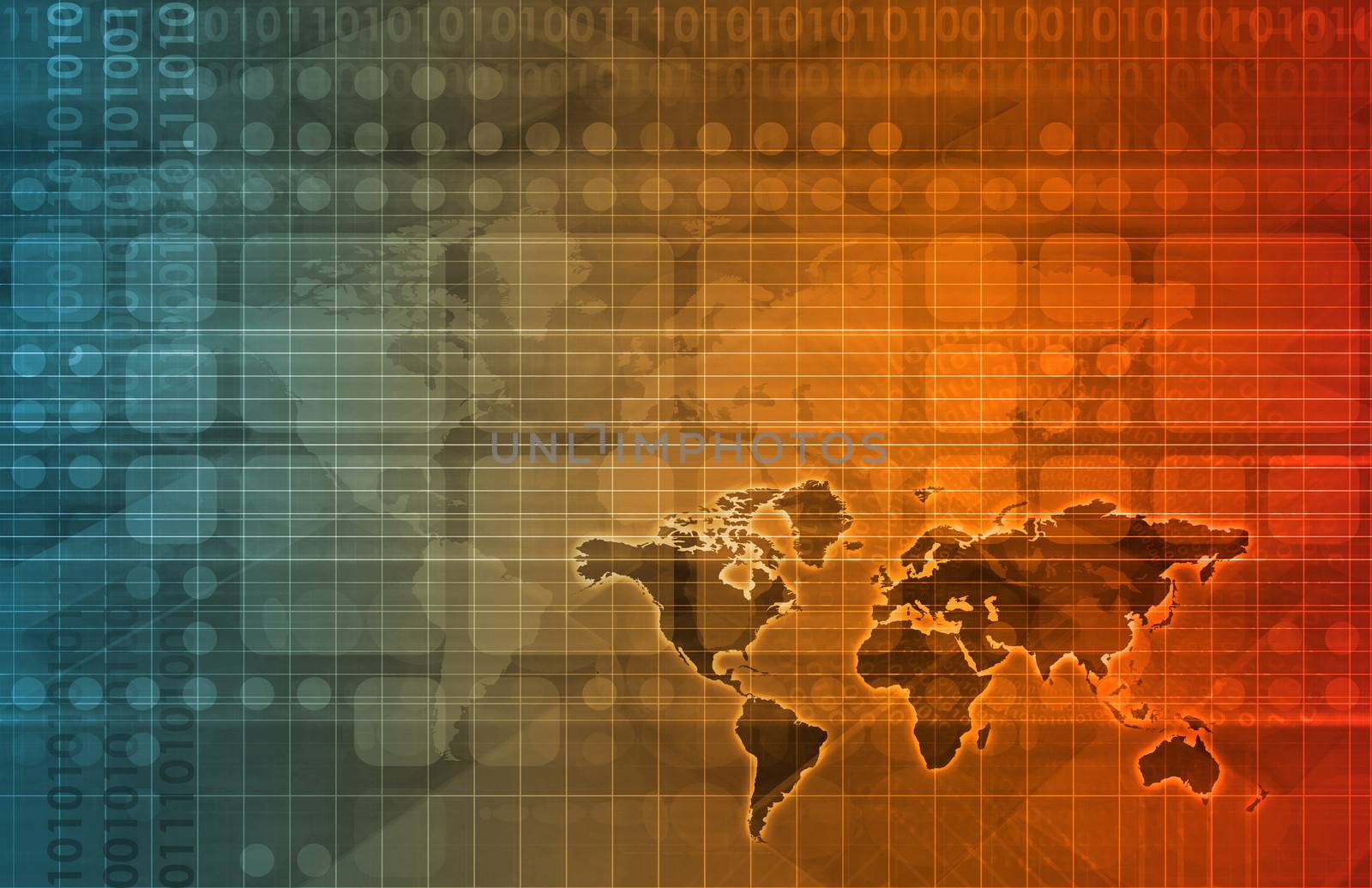 Modern Digital Background as a Creative Art