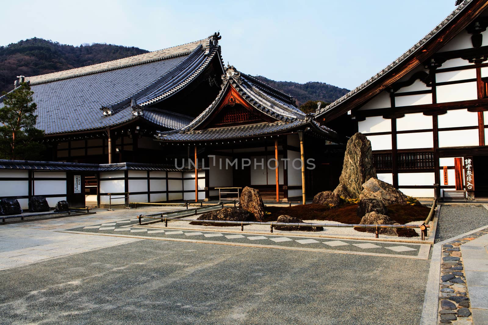 Tenryu-ji Zen Temple in Arashiyama. by thanomphong