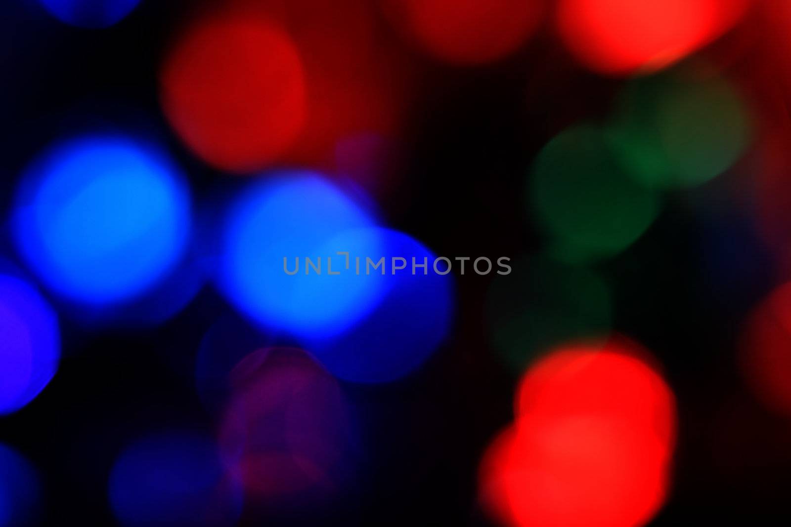 Blurry pattern of colorful decoration lights