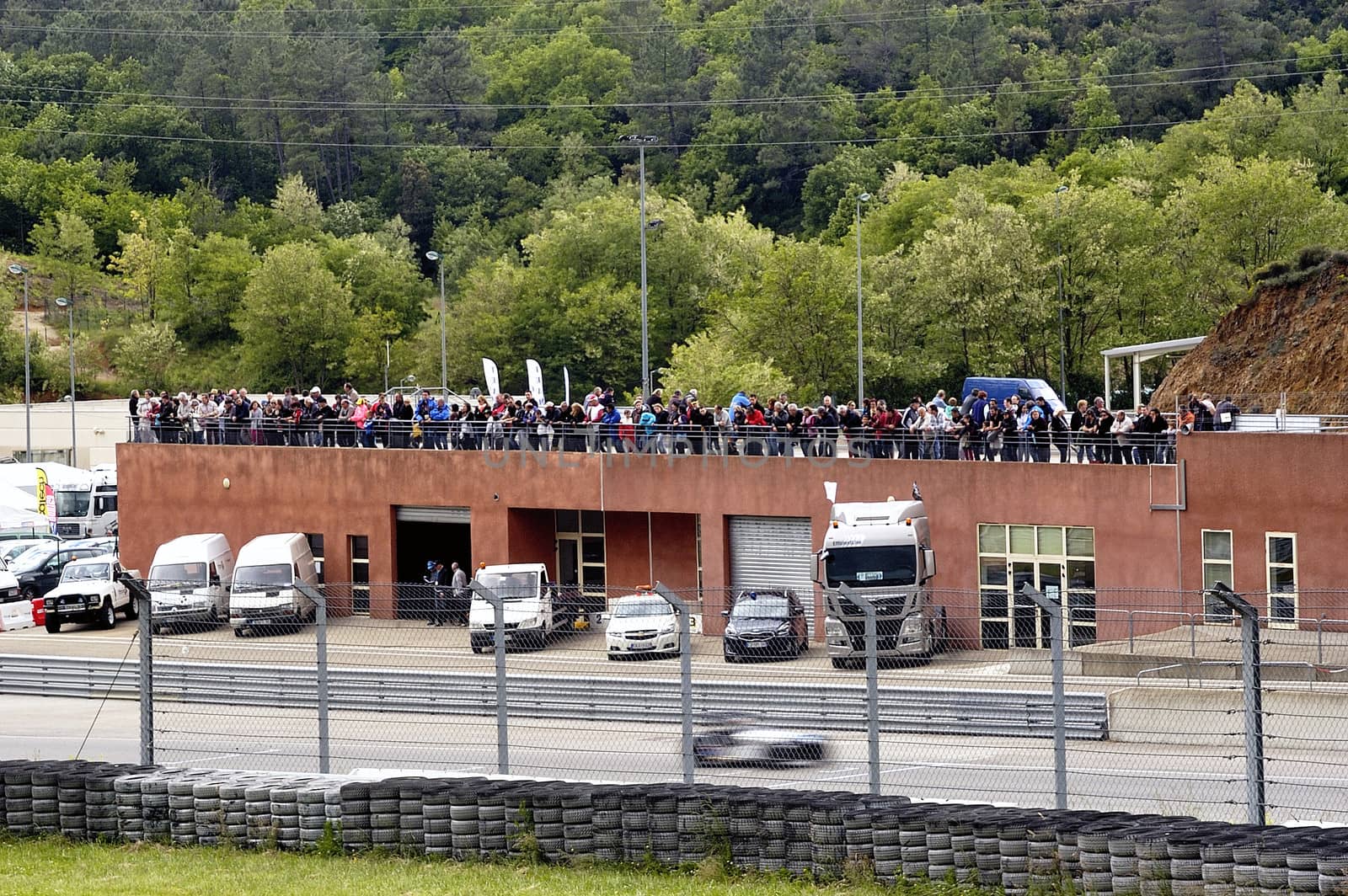 chases of Caterham on the circuit of the Cevennes with Ales in the French department of Gard the May 24th and 25th, 2013. On the circuit