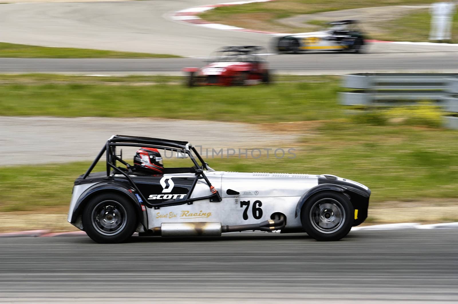 chases of Caterham on the circuit of the Cevennes with Ales in the French department of Gard the May 24th and 25th, 2013. On the circuit